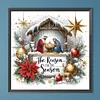 (40*40cm)Nativity - Full Round Drill Diamond Painting