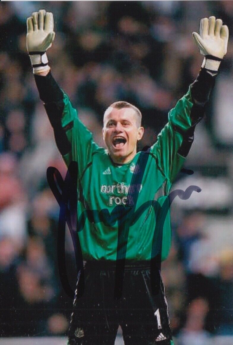 SHAY GIVEN HAND SIGNED 6X4 Photo Poster painting NEWCASTLE UNITED FOOTBALL AUTOGRAPH 5