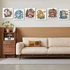 (US Only)6pcs Xmas Gnome - Diamond Painting - Partial Special Shaped Drill (Canvas|30*30cm)
