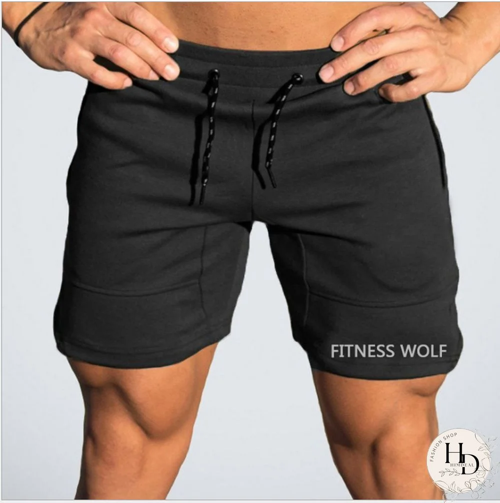 Men's Sports Running Outdoor Embroidered Cropped Pants