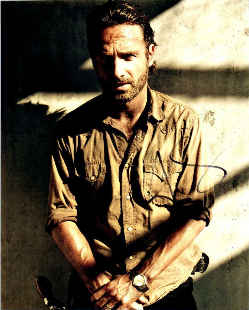 Andrew Lincoln Autographed 8x10 Photo Poster painting signed Picture + COA