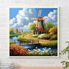 Diamond Painting -DIY Full Square Drill Windmill(35x35cm)