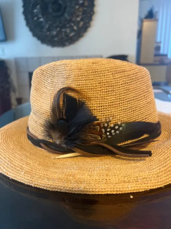 Goorin Bros Haze Hat 100% Raffia Fedora Sun Woven Natural Beige Large Goorin Bros | Accessories | Goorin Bros Haze Hat 0 Raffia  main image 4
