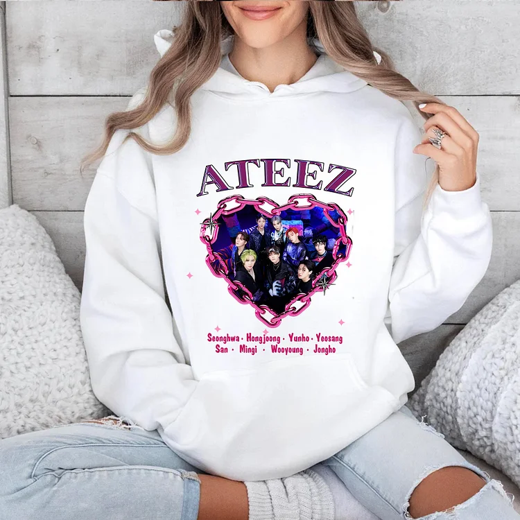ATEEZ World Tour Towards the Light: Will to Power Y2k Hoodie