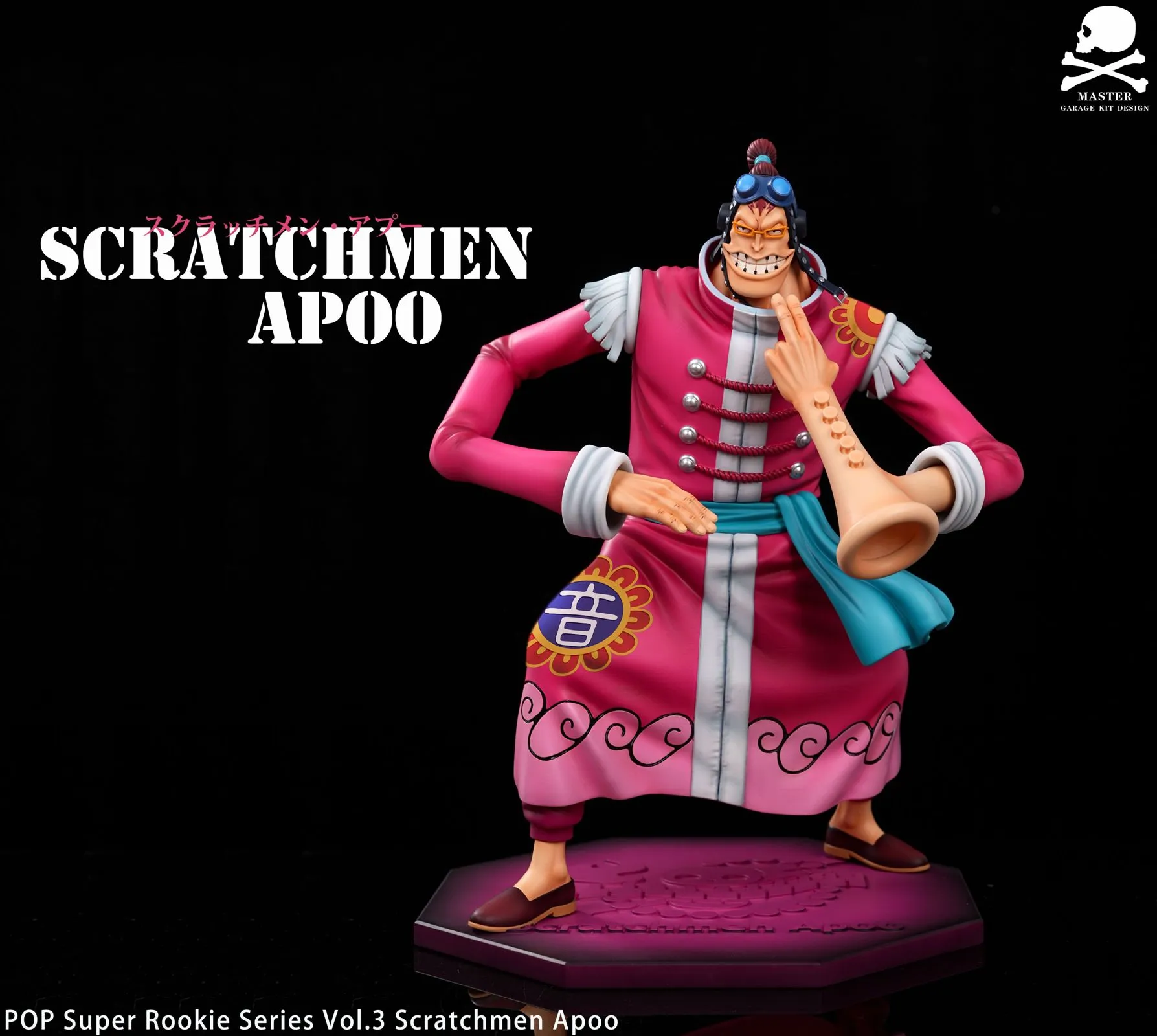 POP Scale Scratchmen Apoo - ONE PIECE Resin Statue - Master Studios