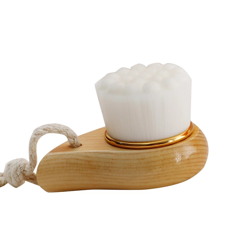 Beech Wooden Handle Facial Cleansing Brush