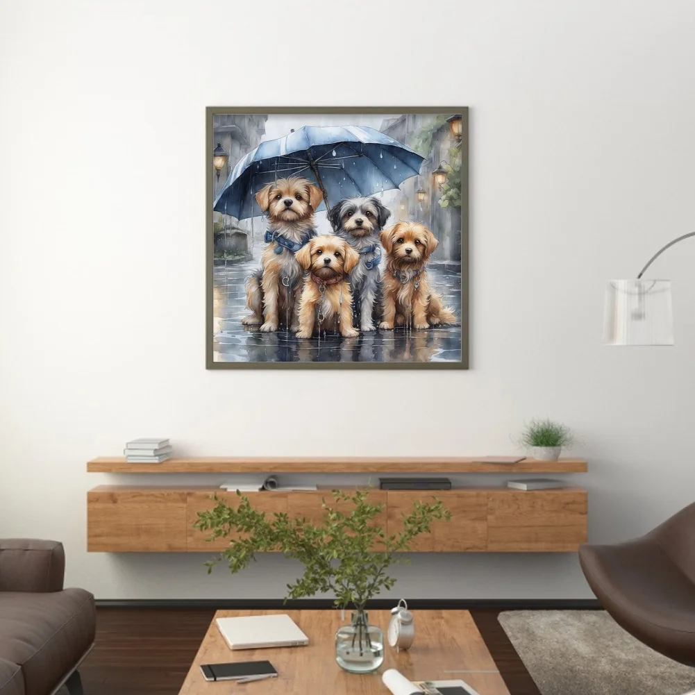 Diamond Painting - Full Round Drill - Dogs(Canvas|40*40cm)