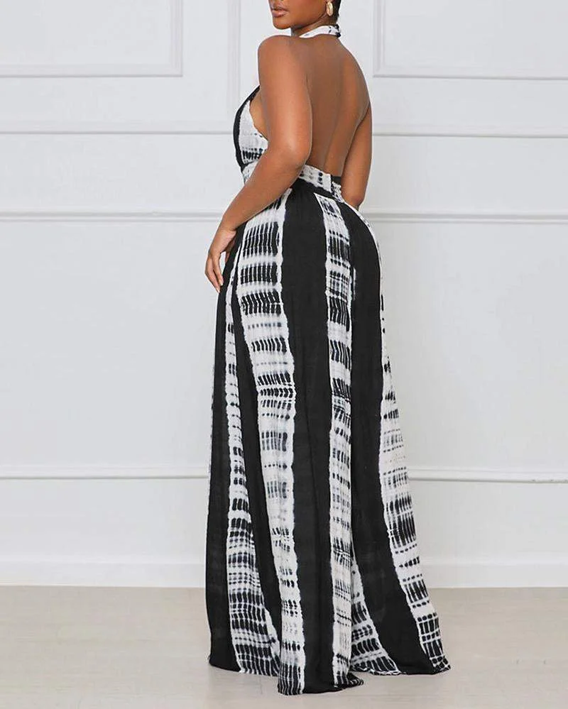 Casual Wide Leg Jumpsuit