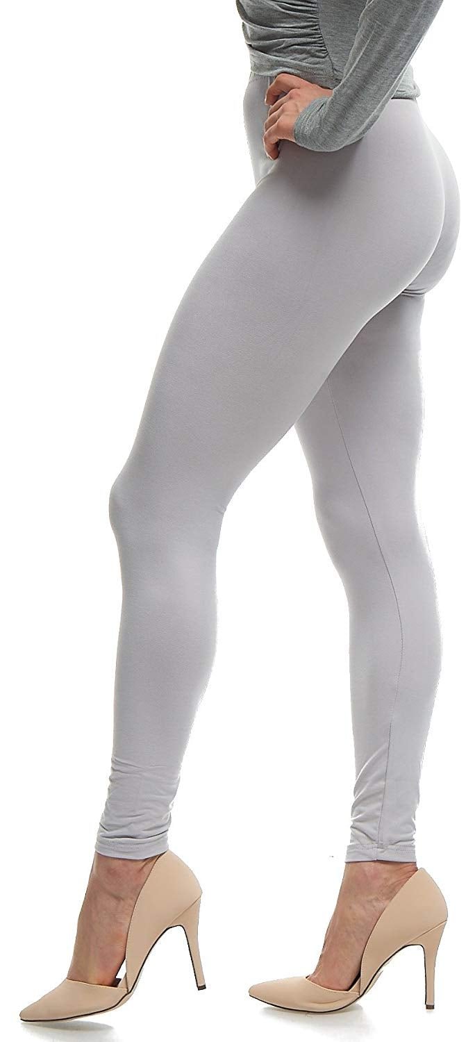 Women’s Ultra Soft Leggings Stretch Fit 40+ Colors - One Size - Plus Size