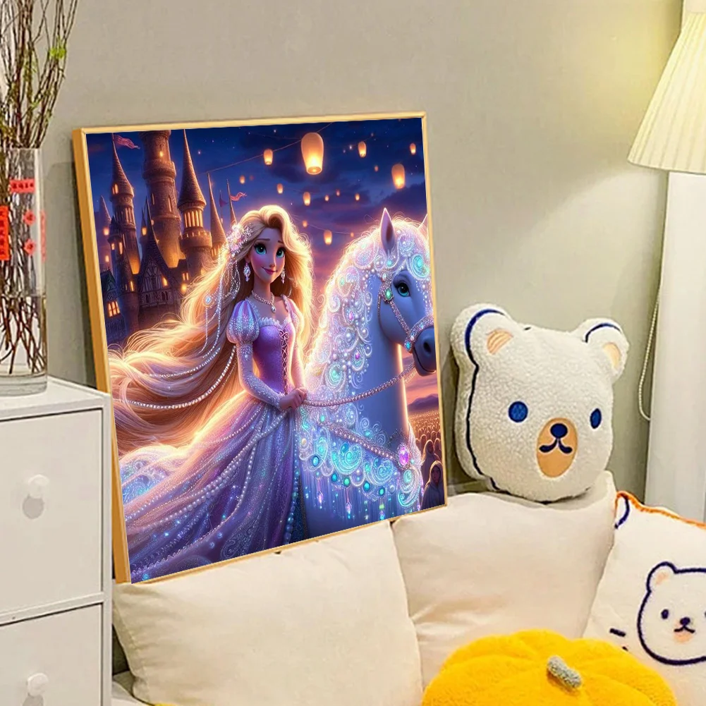 Diamond Painting - Full Round Drill - Princess Rapunzel(Canvas|40*40cm)