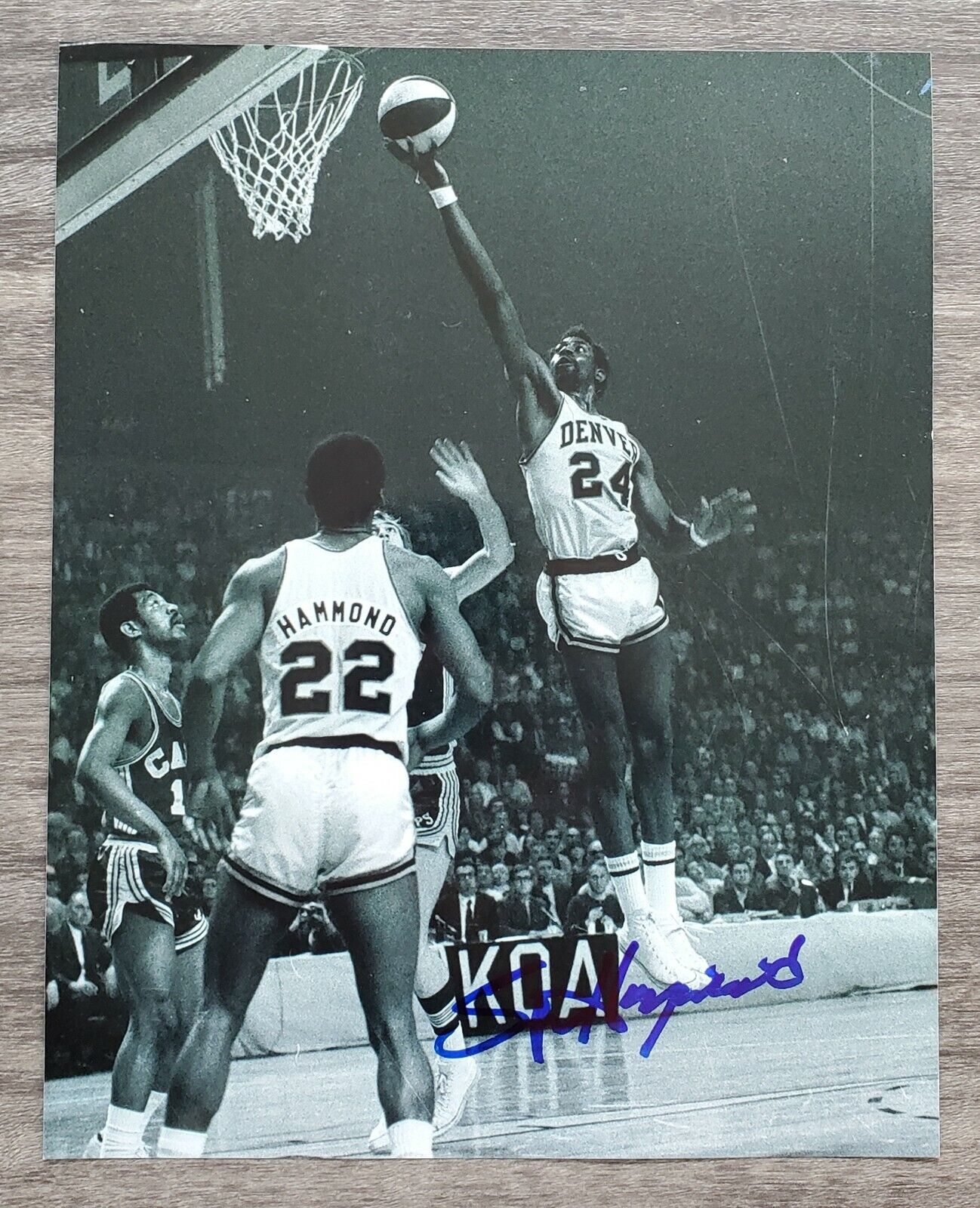 Spencer Haywood Signed 8x10 Photo Poster painting Denver Rockets NBA HOF LEGEND RAD