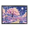 Under Cherry Trees-11CT Stamped Cross Stitch 81*62cm/31.89*24.41in(Big Size) tapestrymarket