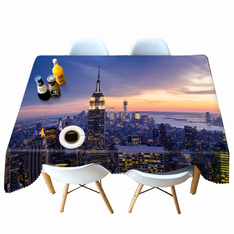 

Seascape City - 3D Tablecloth, 140*210cm, 501 Original
