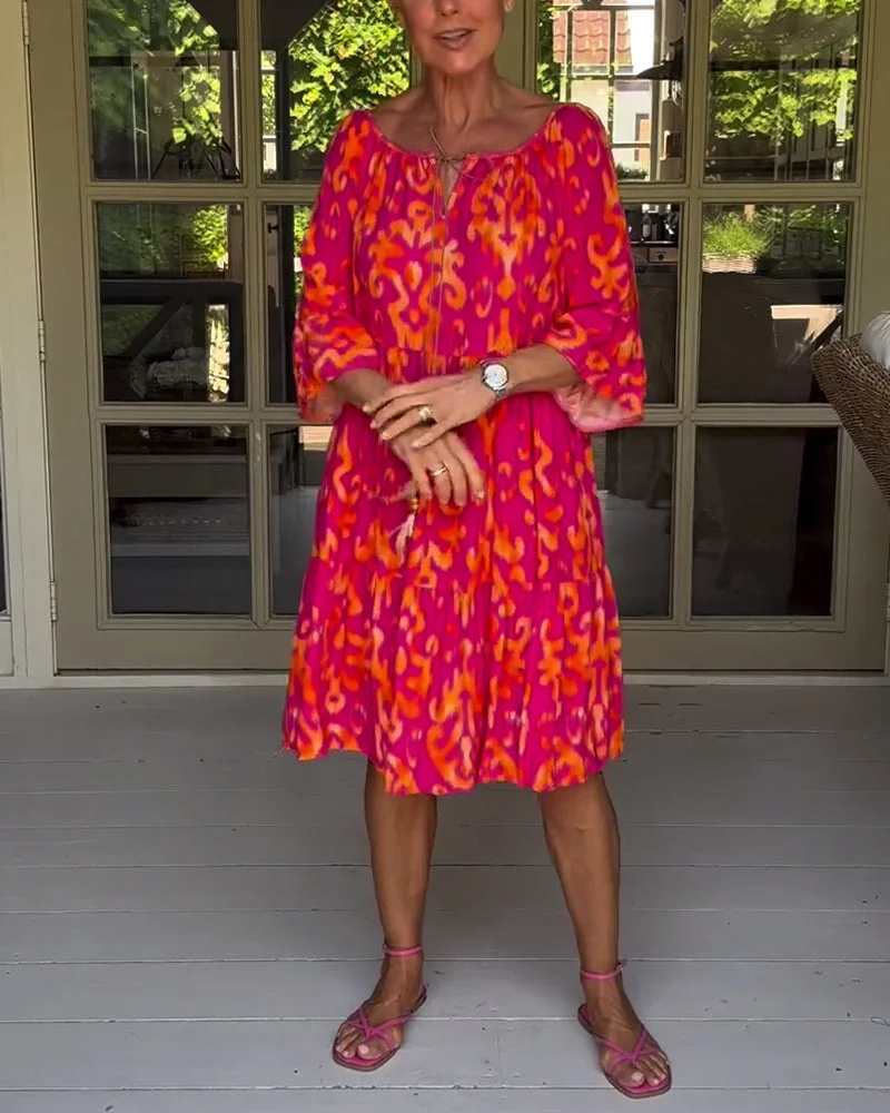 Zanaya - Relaxed Printed Dress