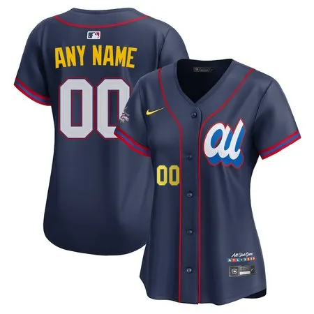 Women's American League Custom Navy 2025 All-Star Edition Limited Player Jersey SV2I