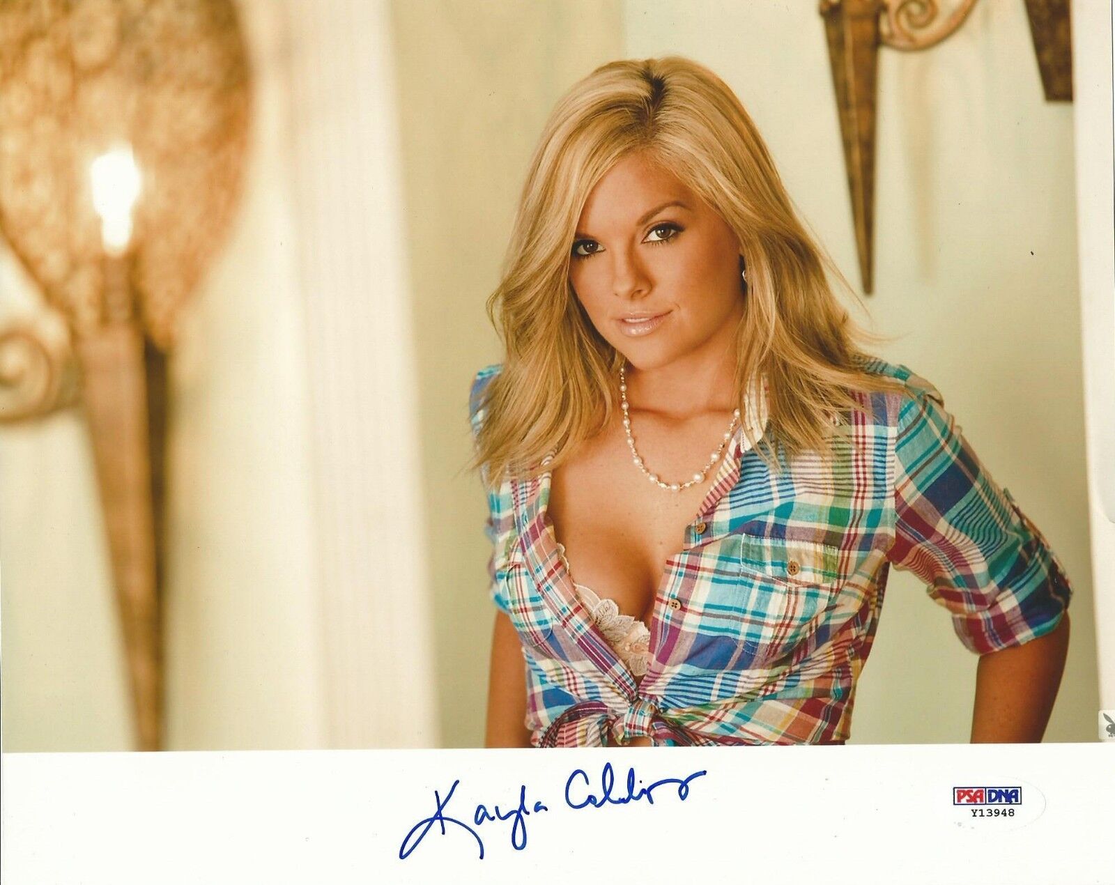 Kayla Collins Signed 8x10 Photo Poster painting PSA/DNA COA Playboy Playmate Picture Autograph I