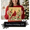 (25x25cm)DIY Pearl Painting Xmas Framed Handmade Pearl Material Art Kit Living Room Decor