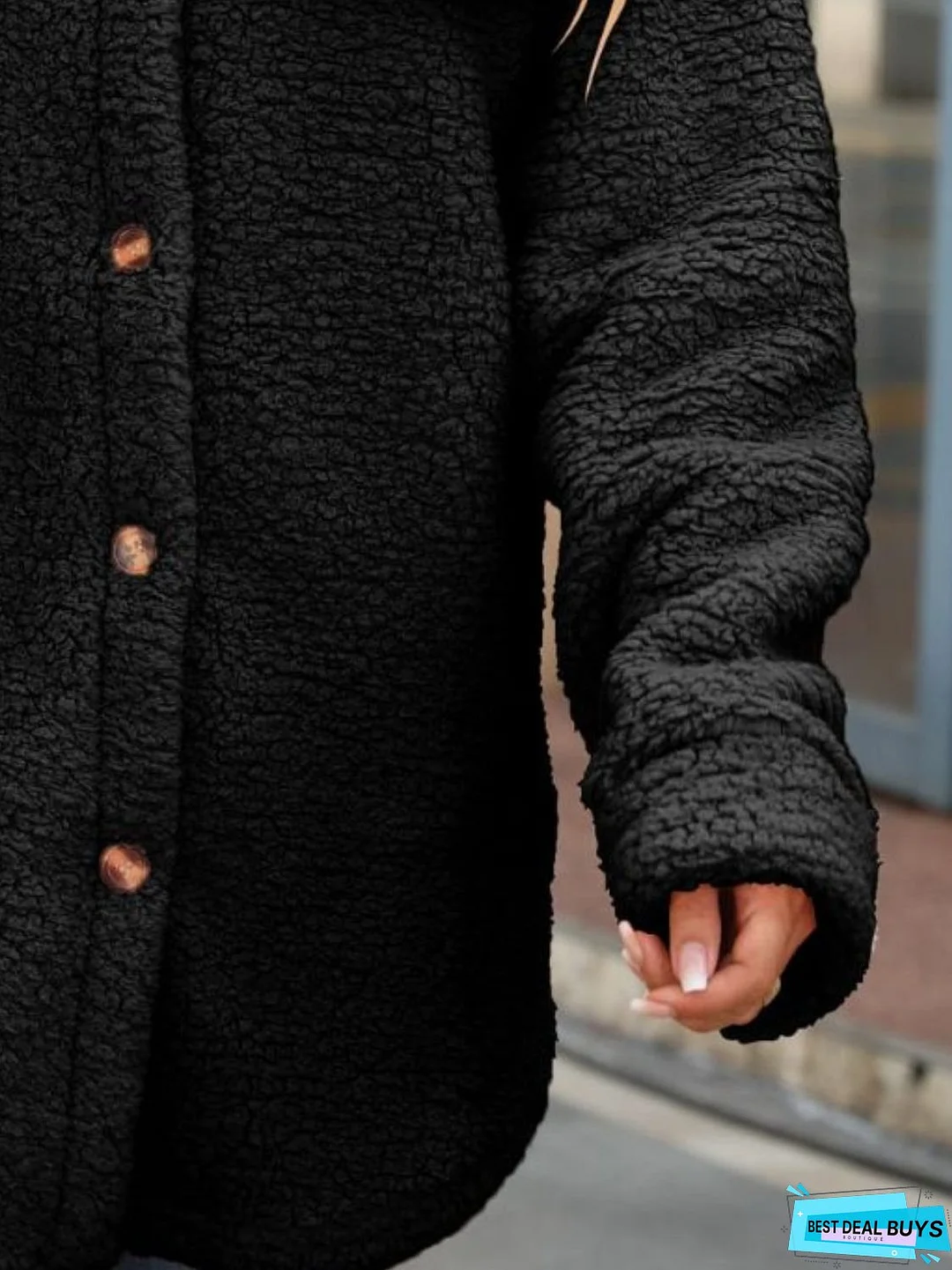 Button Down Collared Coat