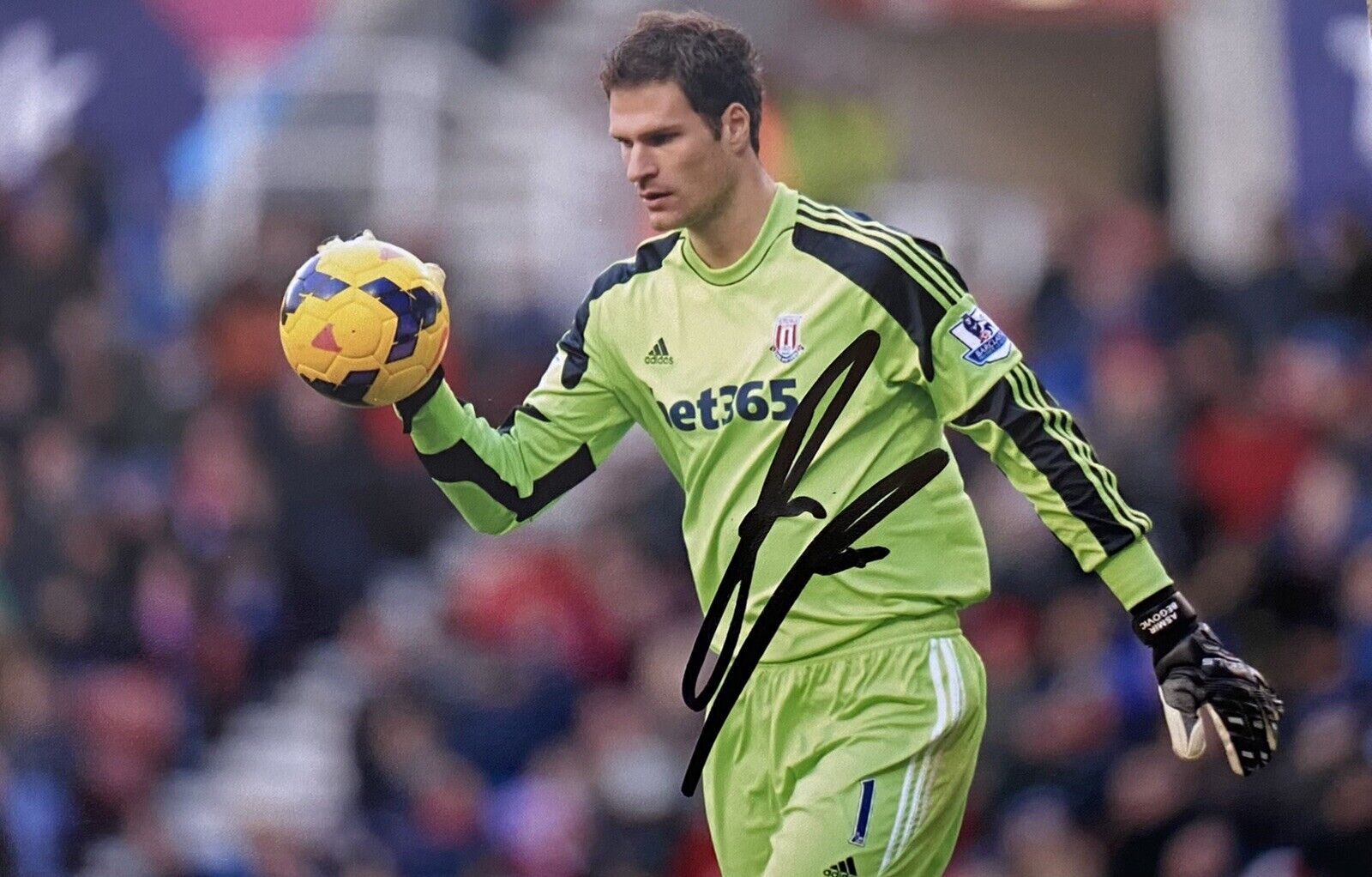 Asmir Begovic Genuine Hand Signed Stoke City 6X4 Photo Poster painting 2