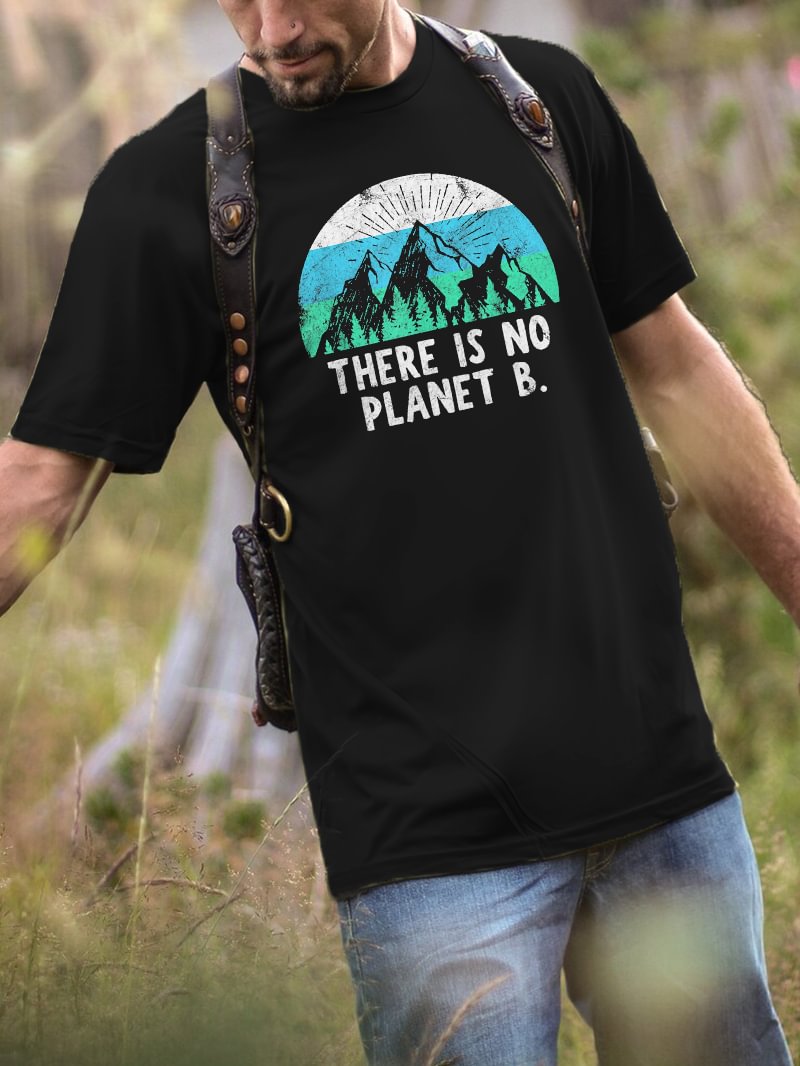 Creative Slogan Printed Men's T-Shirt in  mildstyles