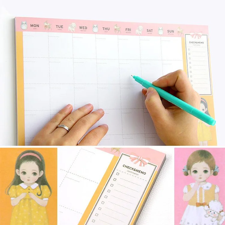 Bentoy Doll Desktop Schedule Planner