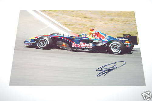 David Coulthard Hand Signed Photo Poster painting 12x8.