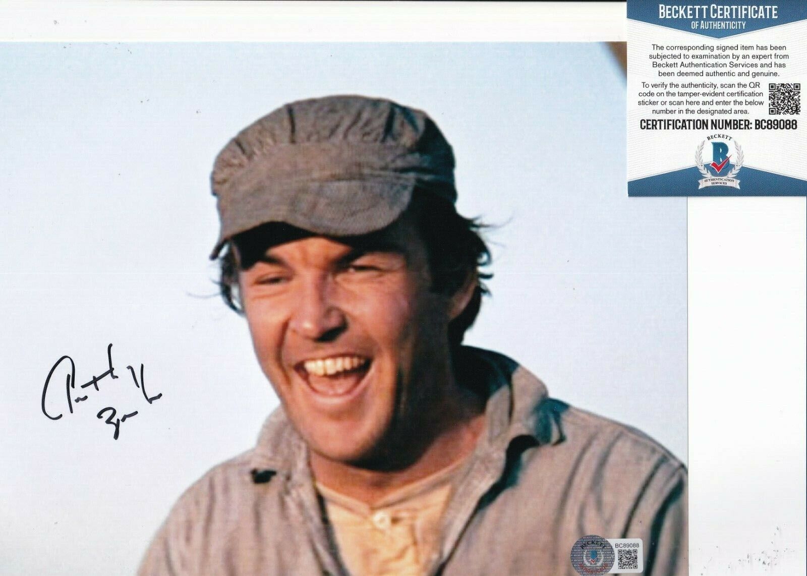 ANTHONY ZERBE signed (COOL HAND LUKE) Movie 8X10 Photo Poster painting BECKETT BAS BC89088