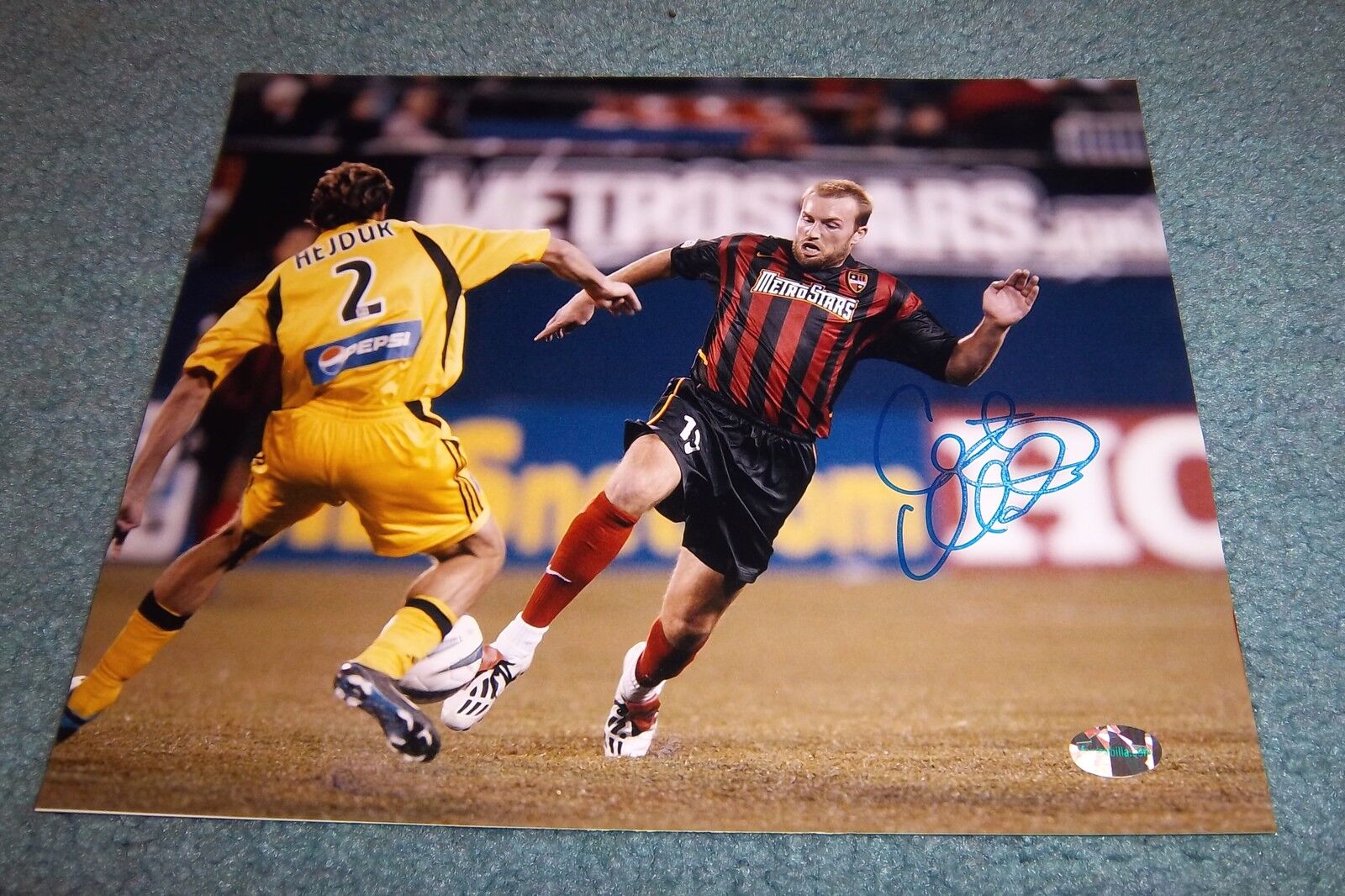 USA Soccer Clint Mathis Signed Autographed 8x10 Photo Poster painting Metrostars World Cup