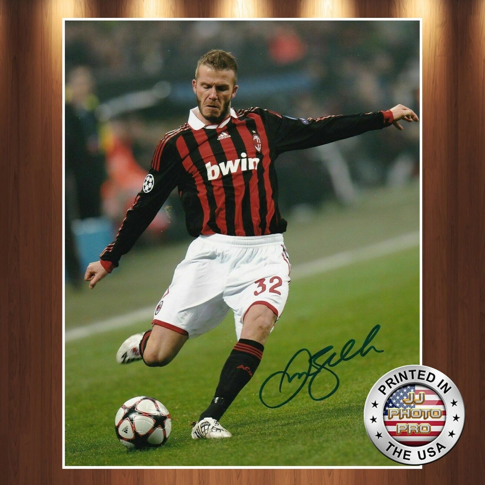 David Beckham Autographed Signed 8x10 Photo Poster painting REPRINT