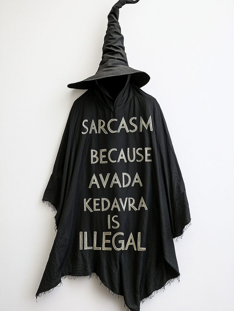 HARRY POTTER AVADA KEDAVRA SPELL Cape a245