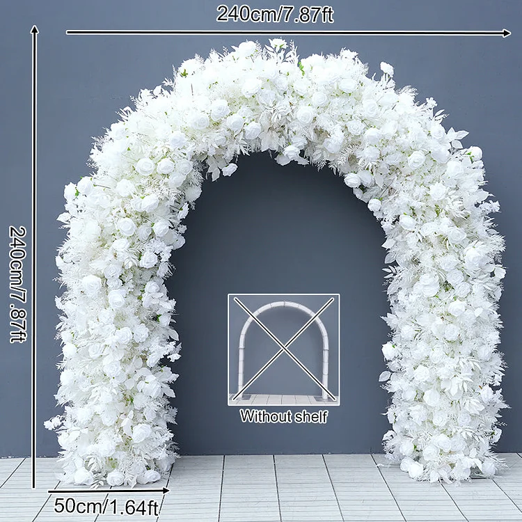 Luxury Wedding Backdrop Arch Arch Floral Arrangement Props A8658+8671+8672