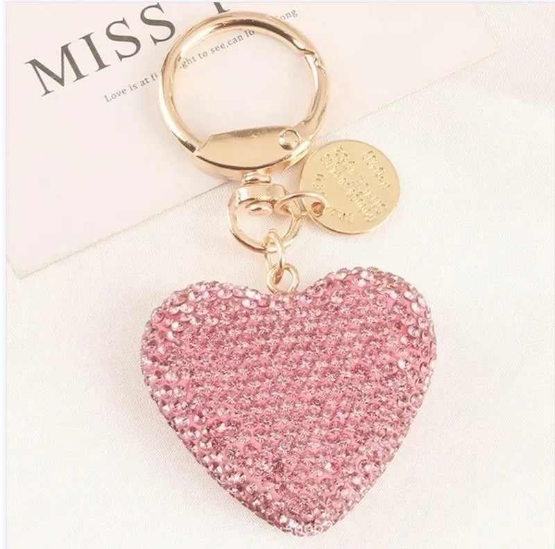 Retro Streetwear Heart Shape Alloy Women’s Bag Pendant Keychain