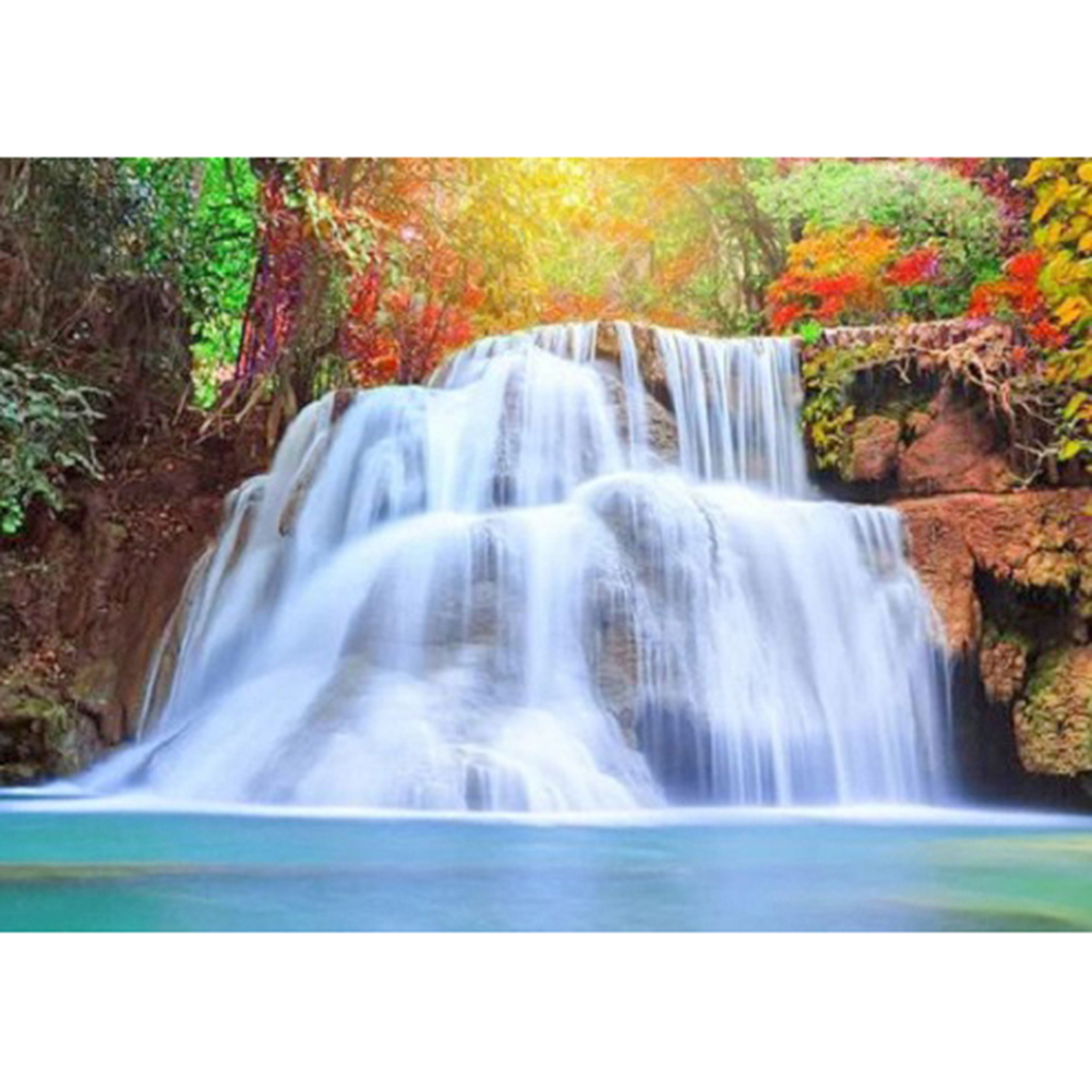 

Waterfall - Round Drill Diamond Painting - 40*30CM, 501 Original