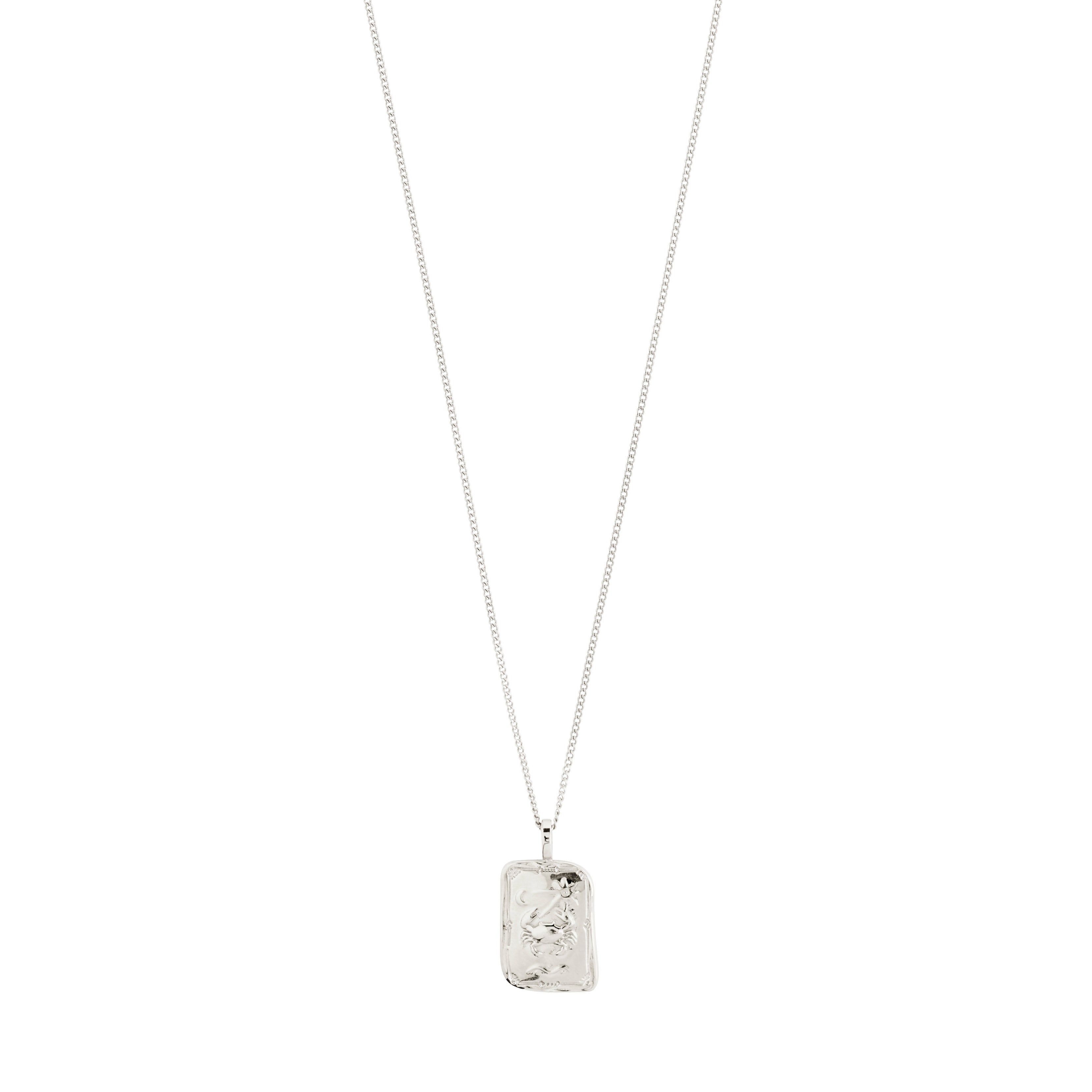 CANCER Zodiac Sign necklace, silver-plated