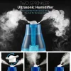 ANIMORE Aroma Ultrasonic Humidifier Essent Oil Diffuse 25W110-240V LED Light Humidifier Essential Oil Diffuser Air humidifier