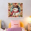 Xmas Snowman-11CT Stamped Cross Stitch 40*40cm