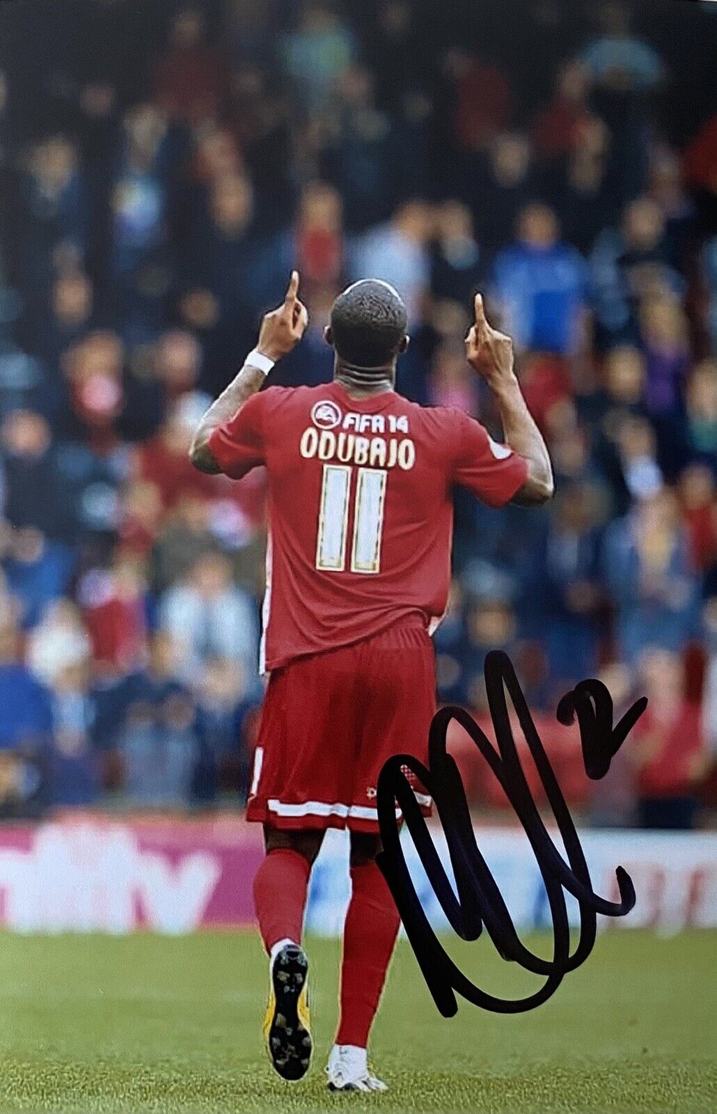 Moses Odubajo Genuine Hand Signed Leyton Orient 6X4 Photo Poster painting