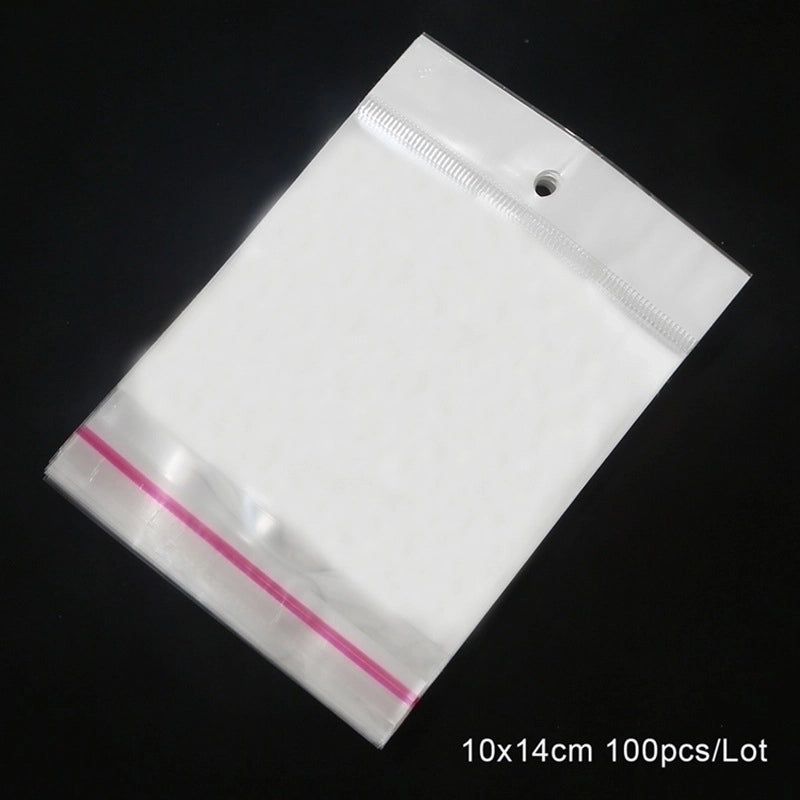 Minimalist Commute Solid Color Plastic Jewelry Packaging Bags