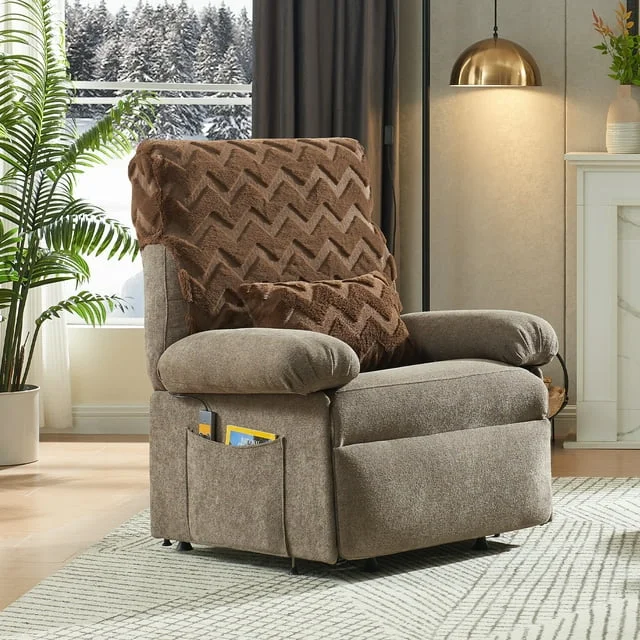 Bestier Power Lift Recliner Chair Recliners for Elderly recliner Chair for Living Room with Side Pocket