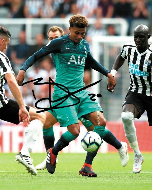 Dele Alli - Tottenham Hotspur Autograph Signed Photo Poster painting Print