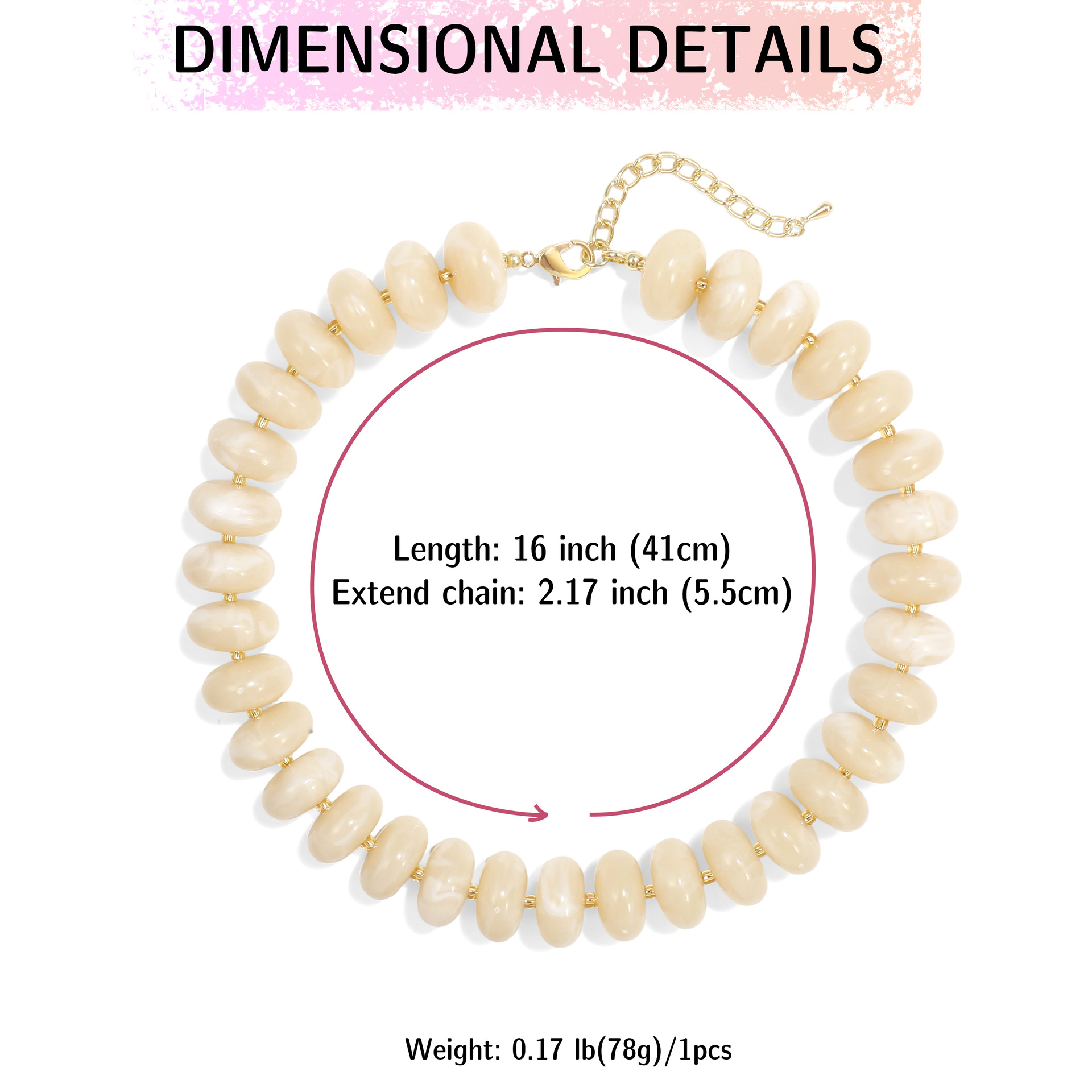 New Style Colorful Exaggerated Beaded Necklace for Women, European and American Fashion Niche Design, Stackable Versatile Necklace Wholesale-MERUMOTE