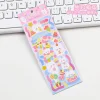 20 SHEETS Cute Cartoon Kids DIY Project Decorative PET Stickers Laptop Suitcase Notebooks Styling