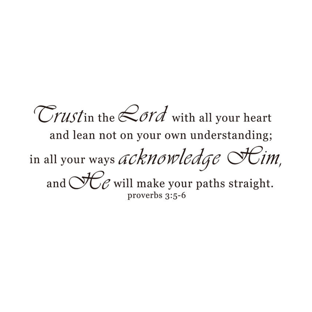 

English Proverbs Pvc Wall Stickers Home Bedroom School Removable Wallpaper, 501 Original