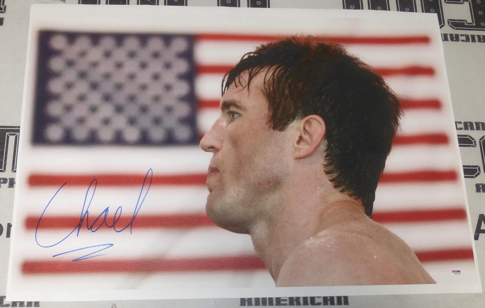 Chael Sonnen Signed UFC 20x30 Canvas Photo Poster painting PSA/DNA COA Picture Autograph 117 148