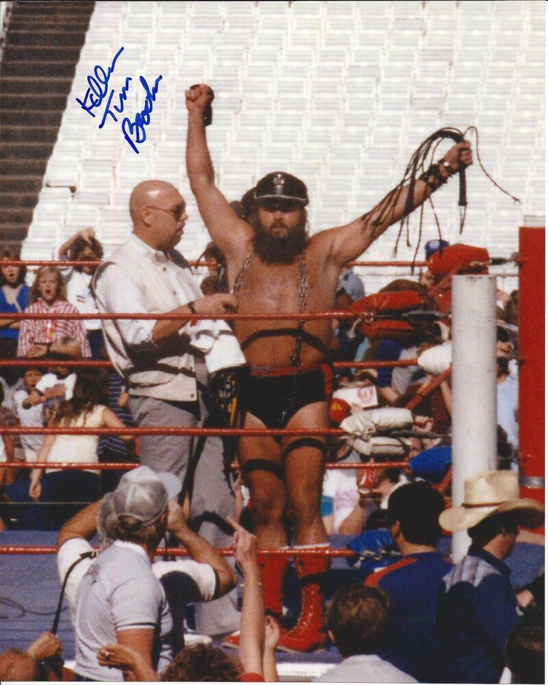 Killer Tim Brooks autographed 8x10 #1 World Class