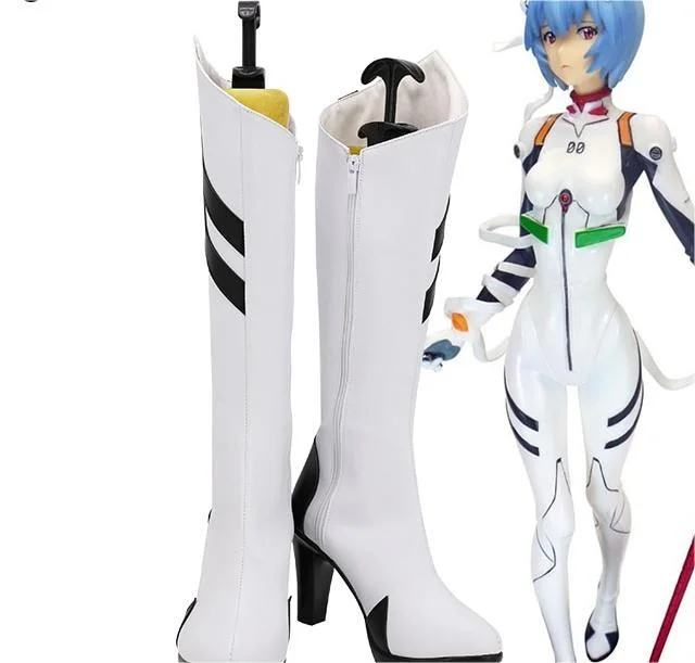 EVA Ayanami Rei Cosplay Shoes Neon Genesis Evangelion Boots