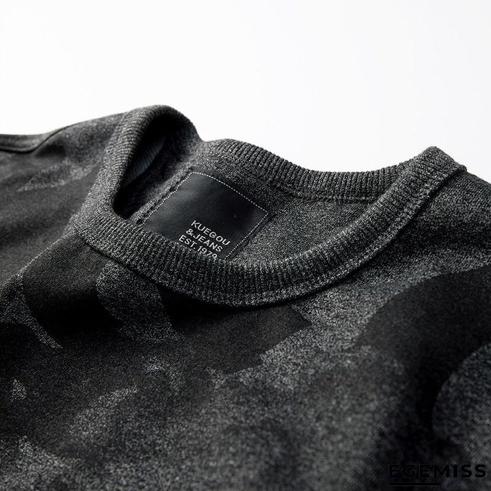 Men Autumn Cotton Black Print Letter Sweatshirts Fashion Japanese Streetwear Hip Hop Male Clothes Plus Size Top | EGEMISS