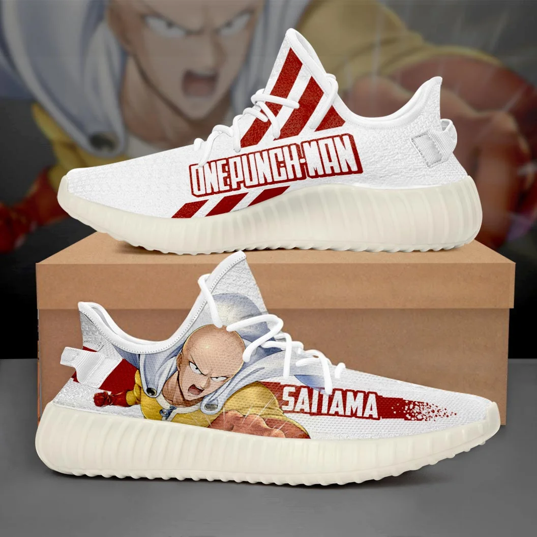 Kingofallstore - Saitama YZ Sneakers Custom One Punch Man Anime Shoes