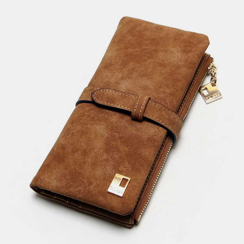 Lightweight Vintage LargeCapacity Long Wallet