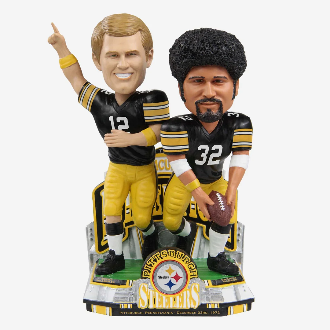 Franco Harris & Terry Bradshaw Pittsburgh Steelers Immaculate